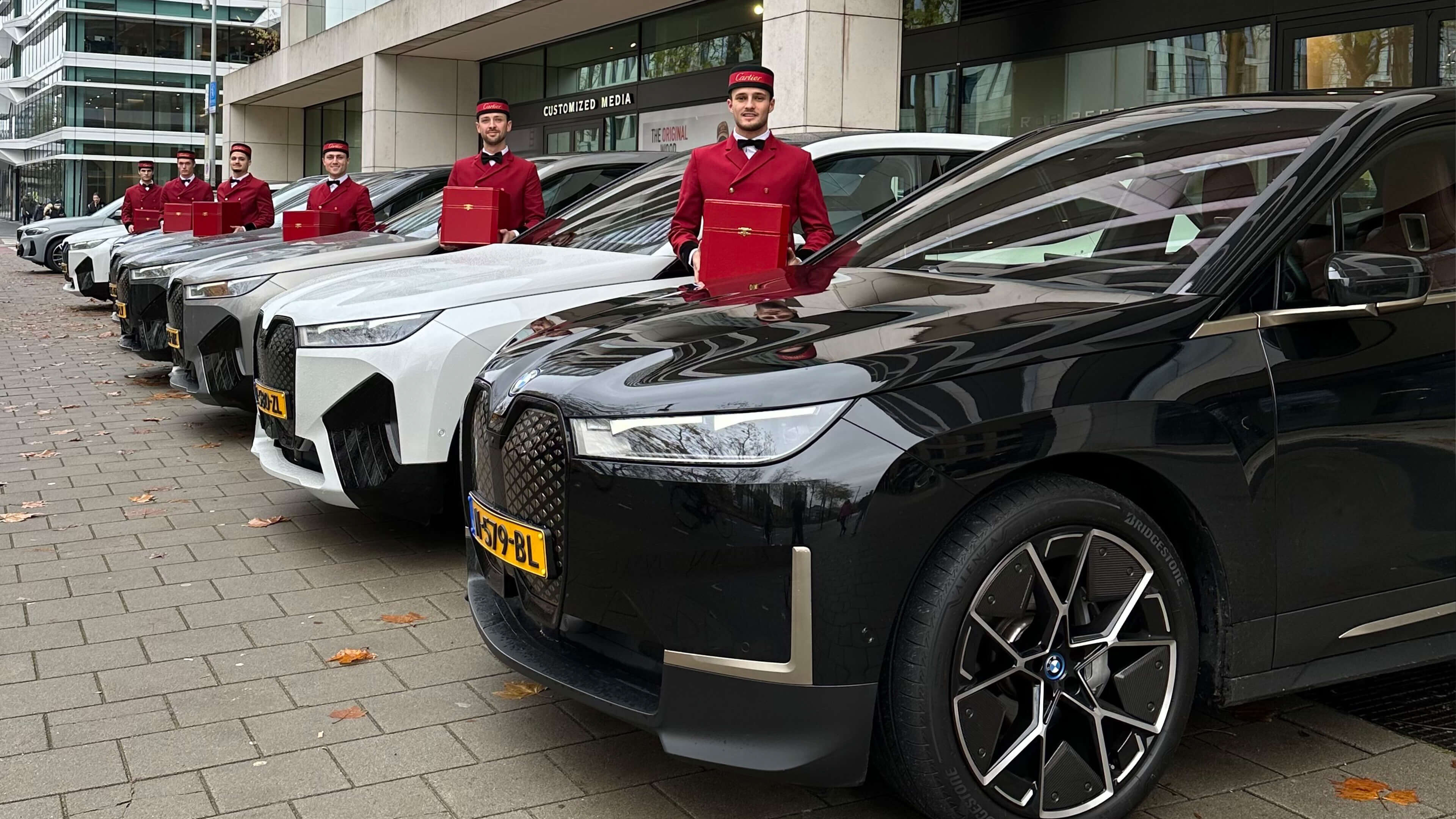Cartier Grooms at Customized Media StudioCM with BMW cars